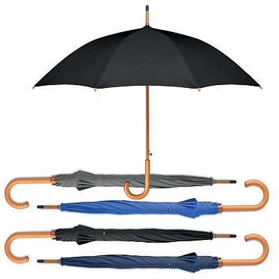 umbrele ecologice cu maner curb din lemn MO9629
