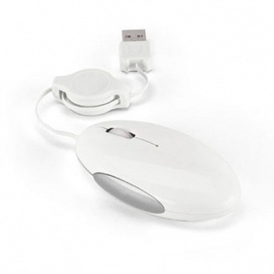 mouse promotional cu cablu USB retractabil 97322