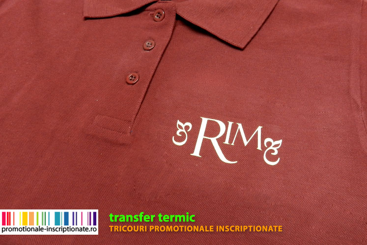 Tricouri inscriptionate prin transfer termic