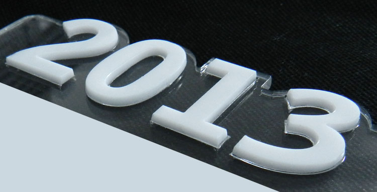 Diplome 2013 cu insert din plexiglass (alb si transparent) - realizate prin decupare laser.