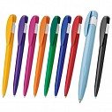 Pixuri promotionale din plastic cu agatatoare lata - 12457 Pixuri promotionale din plastic cu agatatoare lata - 12457