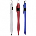 Pixuri promotionale din plastic cu pasta de scris albastra si stylus pen - 3261
