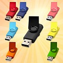 Stick-uri USB promotionale de 4GB cu capac protector din aluminiu - 12350804