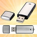 Stick-uri USB promotionale de 2GB din aluminiu cu finisari din plastic - 12352200