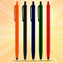 Pixuri promotionale colorate din plastic cu touch pen - 10678004