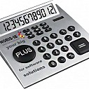 Calculatoare promotionale din plastic in nuanta argintie - 35004