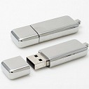 Stick-uri USB promotionale dreptunghiulare din metal cu capac protector - CM1232