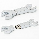 Stick-uri USB promotionale din otel inoxidabil cu forma de cheie mecanica - CM1132