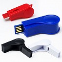 Stick-uri USB promotionale din plastic colorat cu fluier - CM1209