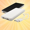 Power bank-uri promotionale din plastic cu capacitate de 10000 mAh - AP741941 Power bank-uri promotionale din plastic cu capacitate de 10000 mAh - AP741941