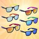 Ochelari promotionali de soare din plastic cu rama cu 2 culori - AP741791