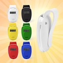 Pedometre promotionale colorate din plastic cu afisaj digital si clips - AP741989 Pedometre promotionale colorate din plastic cu afisaj digital si clips - AP741989