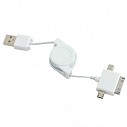 Adaptoare promotionale USB cu cablu retractabil - 1107222