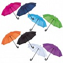 Umbrele promotionale colorate, cu maner negru cauciucat - 0104195