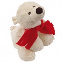 Ursuleti polari promotionali din plus cu fular rosu - 0502206