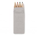 Cutii cu 4 creioane colorate din lemn - MO8924