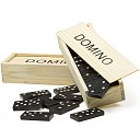 Jocuri de domino in cutie de lemn cu capac glisant - V6525