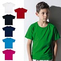 Tricouri promotionale din bumbac pentru copii, cu maneci scurte si guler rotund - F13885