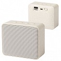 Boxe audio promotionale portabile din plastic ecologic si fibre din paie de grau - AP721517 Boxe audio promotionale portabile din plastic ecologic si fibre din paie de grau - AP721517
