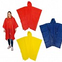 Pelerine promotionale de ploaie tip poncho cu gluga disponibile in 3 culori - 0603112