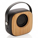 Boxe audio promotionale wireless realizate din lemn de bambus - P328589
