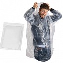Pelerine de ploaie transparente promotionale in punga din plastic cu inchidere tip zip - 0978