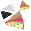 Blocnotes-uri triunghiulare cu 4 etichete colorate - 93794