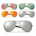 Ochelari promotionali de soare cu lentile colorate si protectie UV400 - MO9521