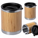 Cani promotionale termoizolante din lemn de bambus cu pereti dubli din otel inoxidabil - AP721949 Cani promotionale termoizolante din lemn de bambus cu pereti dubli din otel inoxidabil - AP721949