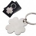 Brelocuri metalice promotionale cu forma de trifoi cu 4 frunze - R73191 Brelocuri metalice promotionale cu forma de trifoi cu 4 frunze - R73191