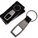 Brelocuri metalice promotionale pentru chei cu carabina si cutie de cadou - R73153