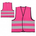 Veste roz promotionale reflectorizante pentru copii - R17779. Veste roz promotionale reflectorizante pentru copii - R17779.