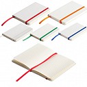 Carnetele promotionale cu coperti albe si semn de carte colorat - R64243