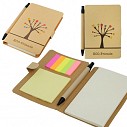 Notes-uri ecologice promotionale A6 cu pix inclus si etichete colorate adezive - R73797 Notes-uri ecologice promotionale A6 cu pix inclus si etichete colorate adezive - R73797