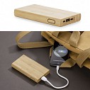 Powerbank-uri USB promotionale din lemn cu capacitate de 8000 mAh - 45118
