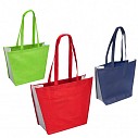 Sacose bicolore promotionale pentru cumparaturi, din material netesut - R08451 Sacose bicolore promotionale pentru cumparaturi, din material netesut - R08451