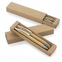 Seturi de pixuri cu touch pen si creion mecanic din lemn de bambus - 19664