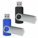 Memory stick-uri USB de 16 GB din plastic colorat cu capac din aluminiu - 44112