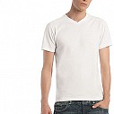 Tricouri promotionale cu guler in V si maneci scurte pentru barbati - Men Shape TM235