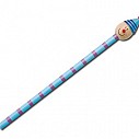 Creioane promotionale din lemn cu figurina - Clown 13950