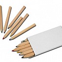 Creioane promotionale colorate, ascutite, in cutie din carton - 11234