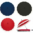 Umbrele promotionale bicolore automate cu 16 clini - Geisha 0103281