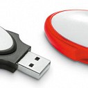 Memory stick-uri USB promotionale cu forma ovala - Lumitech MO1018