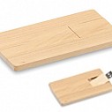 Memory stick-uri USB promotionale din lemn cu forma dreptunghiulara - MO1096