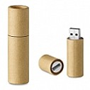 Memory stick-uri USB promotionale cilindrice din carton reciclat - MO1098