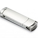 Memory stick-uri USB promotionale argintii din metal - Crystalink MO1007
