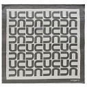 Esarfe alb-negru din matase cu design Ungaro - Monogramma UFS472 Esarfe alb-negru din matase cu design Ungaro - Monogramma UFS472