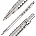 Creione mecanice de lux cu corp metalic argintiu cromat - Cerruti Guardian NSP1496