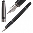 Stilouri de lux metalice, cu capac, corp argintiu si finisari negre - Nina Ricci Dedicace RSN3452