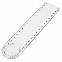 Rigle promotionale din plastic transparent cu lupa si raportor - AP800343 Rigle promotionale din plastic transparent cu lupa si raportor - AP800343